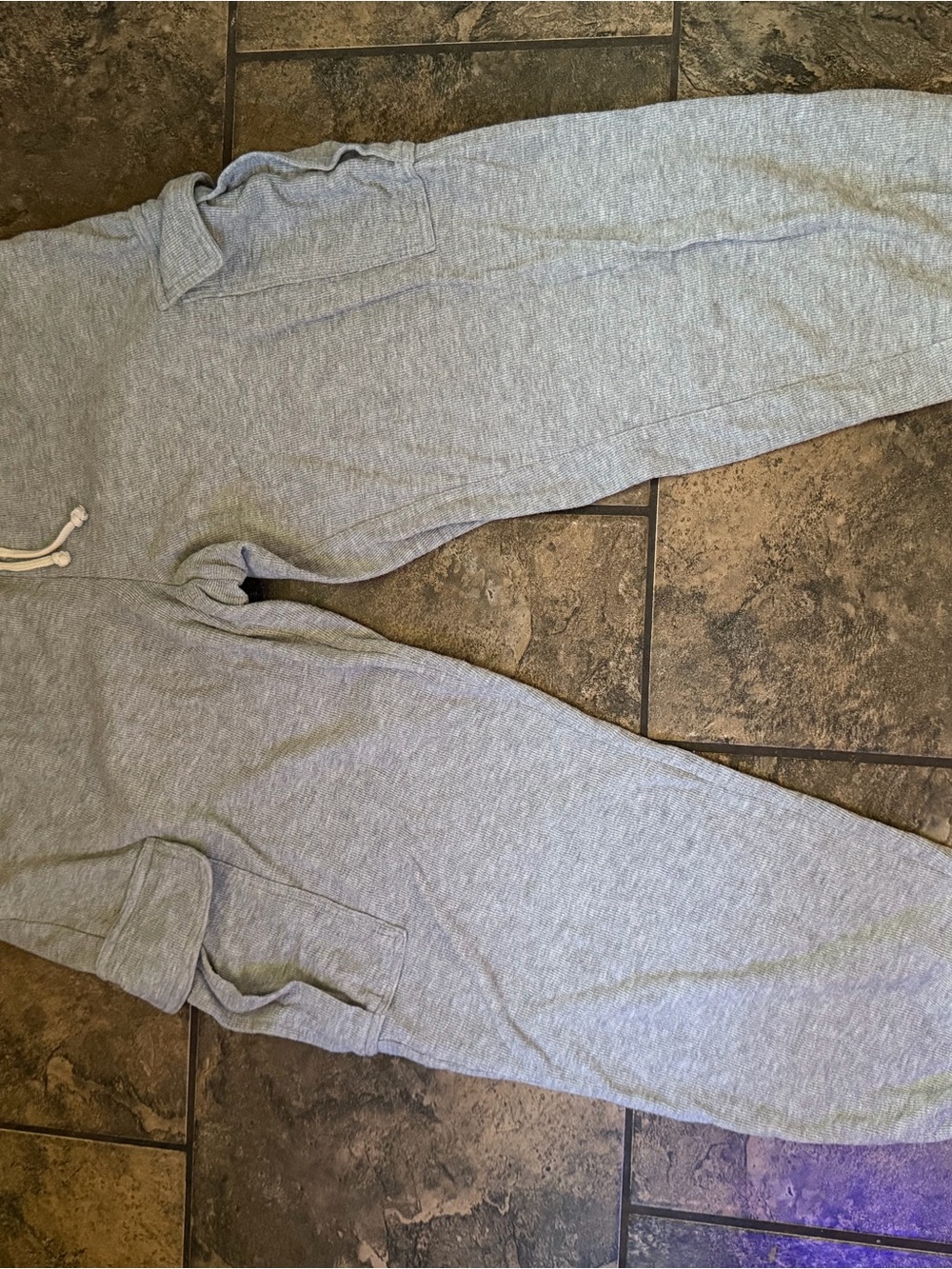 Vintage Havana Light Gray Cargo Joggers - Picture 3 of 7